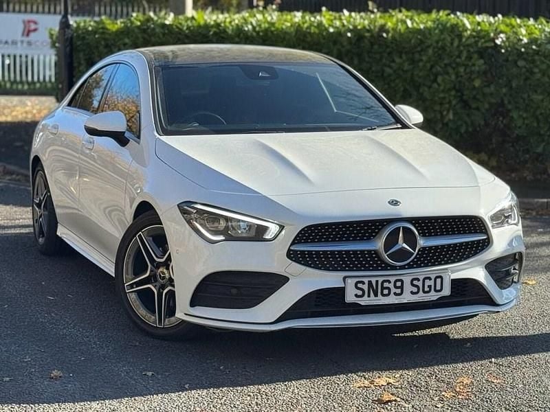 White Used 2019 Mercedes CLA180 AMG line Sedan | £18,995 (Good price) - Image 1/4