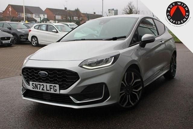 Used Ford Fiesta ST-Line 125 HP (91 kW) 2022 Silver Hatchback