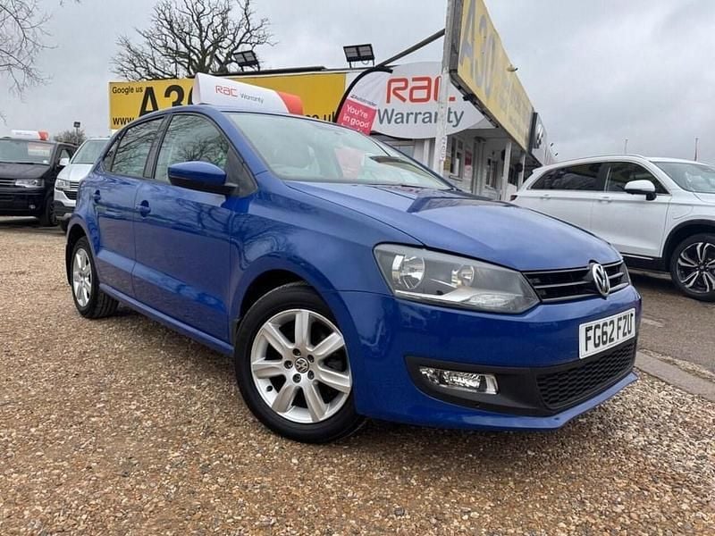 Used VW Polo Match 85 HP (62 kW) 2012 Blue Hatchback