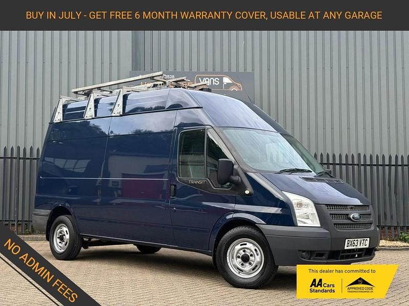 Blue Used 2013 Ford Transit Van | £7,995 (Fair price) - Image 1/4