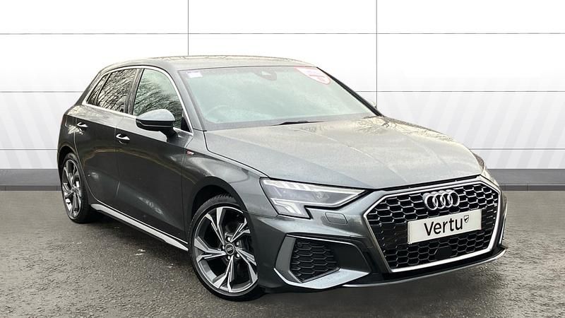 Used Audi A3 S-Line 190 HP (139 kW) 2021 Grey Sedan