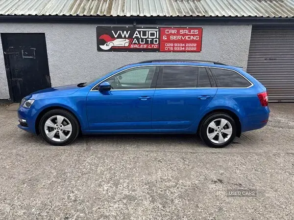 Used Skoda Octavia SE Technology 116 HP (85 kW) 2019 Blue Estate
