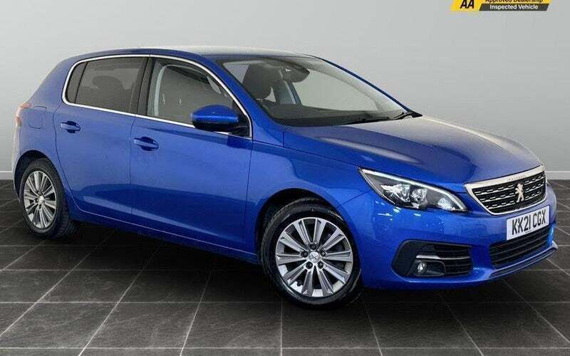 Blue Used 2021 Peugeot 308 Allure Hatchback | £11,695 - Image 1/2