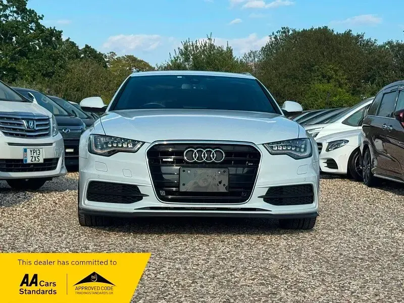 Used Audi A6 S-Line 204 HP (150 kW) 2015 White Estate