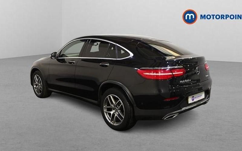 Used Mercedes GLC220 AMG Line Premium 170 HP (125 kW) 2019 Black Coupe