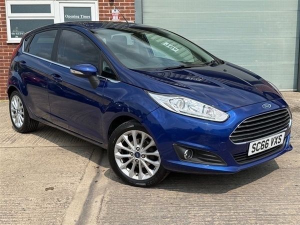 Blue Used 2017 Ford Fiesta Titanium X Hatchback | £7,495 (Good price) - Image 1/1