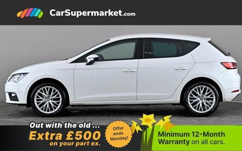 Used Seat Leon SE Dynamic 116 HP (85 kW) 2020 White Hatchback