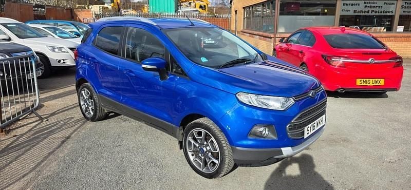 Blue Used 2016 Ford Ecosport Titanium SUV | £3,799 (Good price) - Image 1/4