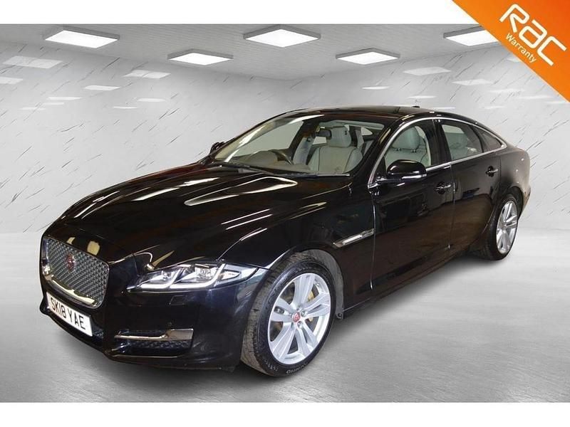 Black Used 2018 Jaguar XJ Premium Luxury Sedan | £21,990 (Fair price) - Image 1/3