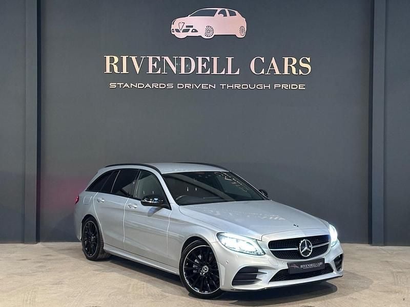 Used Mercedes C200 AMG line 2021 Silver Estate
