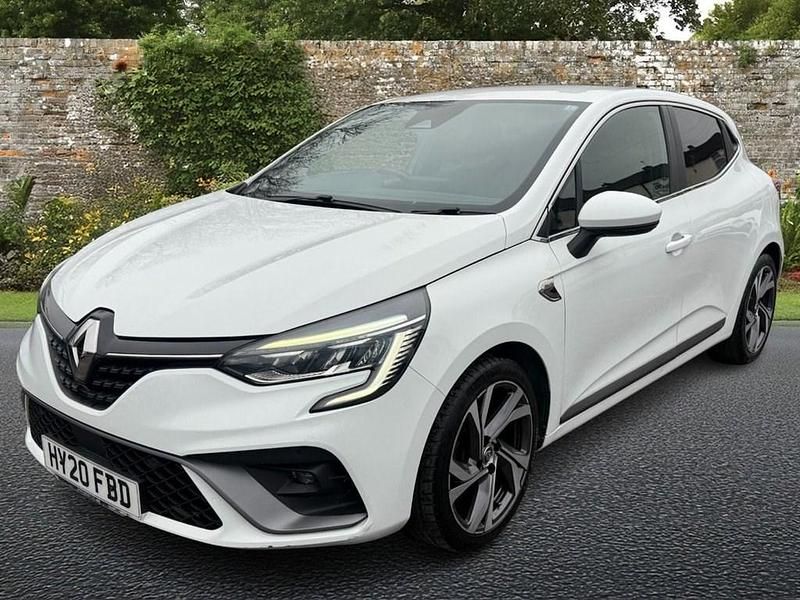 Used Renault Clio V RS Line 100 HP (73 kW) 2020 White Hatchback