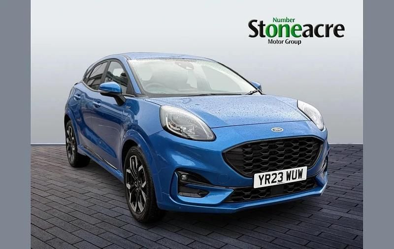 Blue Used 2023 Ford Puma Gen-E ST-Line X SUV | £17,494 - Image 1/4
