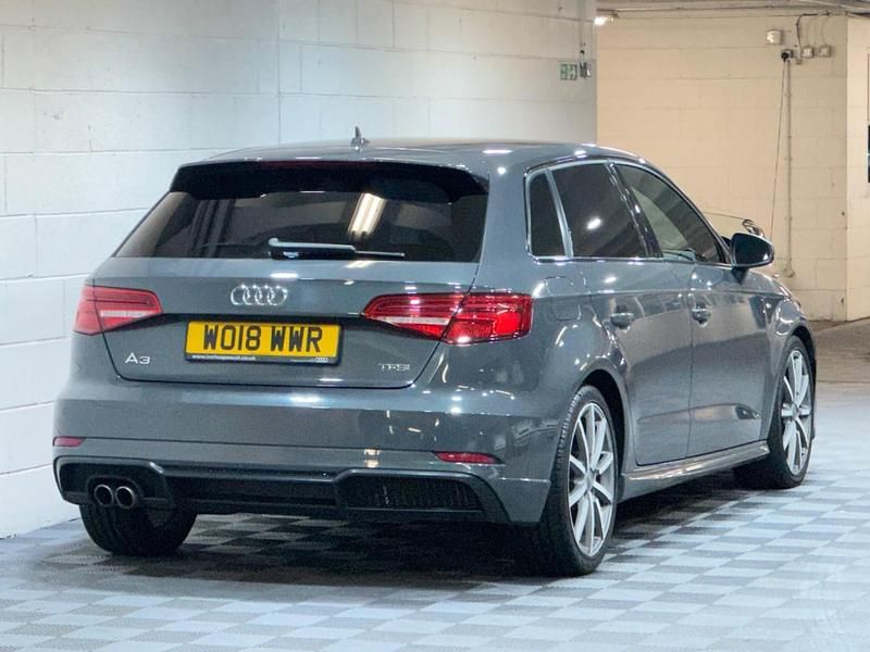 Used Audi A3 Black Edition 150 HP (110 kW) 2018 Grey Sedan