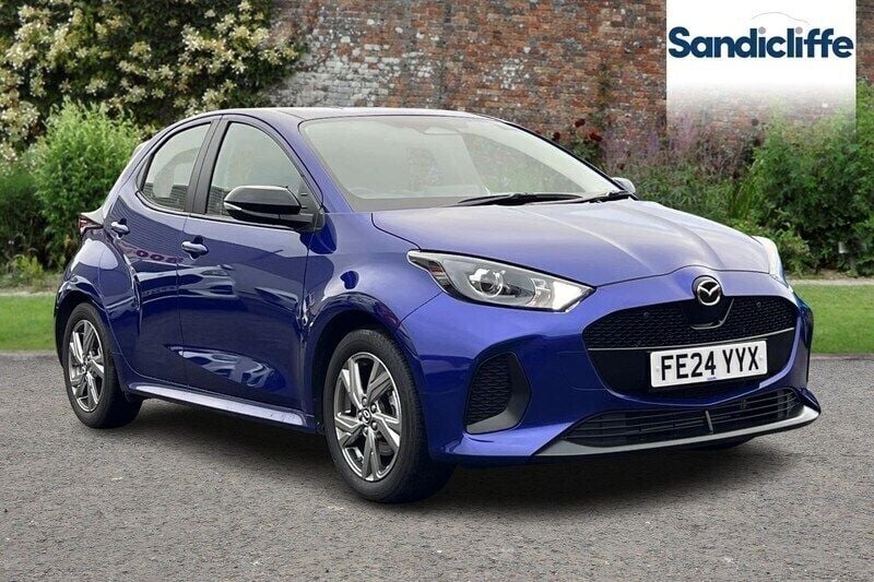 Blue Used 2024 Mazda 2 Exclusive-Line Hatchback | £17,981 (Fair price) - Image 1/4