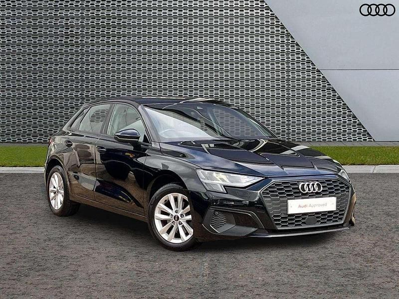 Black Used 2022 Audi A3 Hatchback | £17,599 (Fair price) - Image 1/4