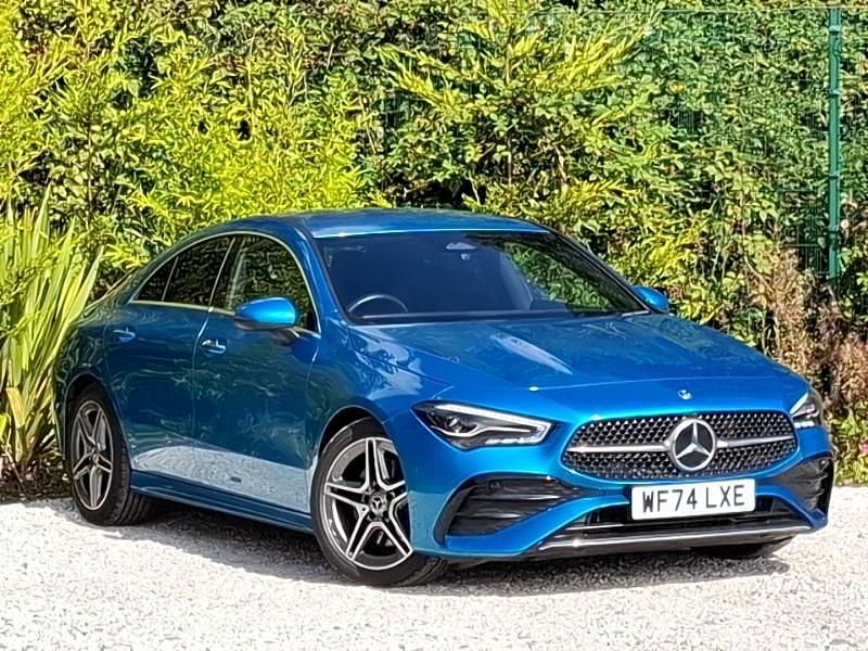 Blue Used 2024 Mercedes CLA200 Executive Sedan | £29,698 (A bit pricey) - Image 1/4