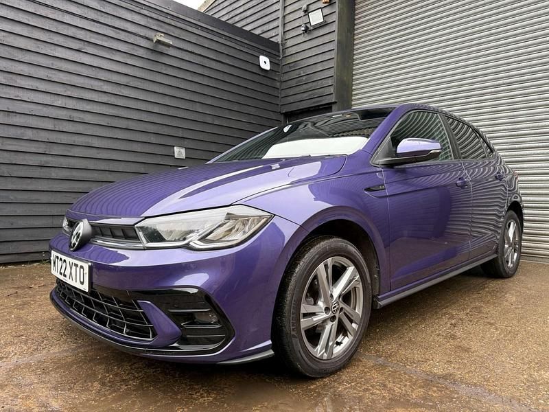 Used VW Polo R-line 95 HP (69 kW) 2022 Purple Hatchback