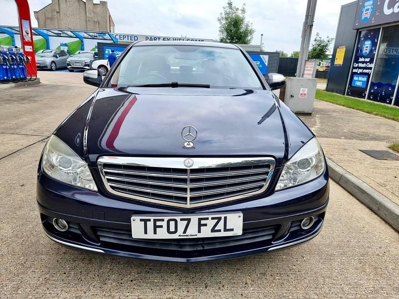 Used Mercedes C200 Elegance 2007 Blue Sedan