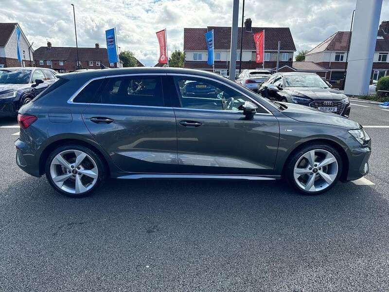 Used Audi A3 S-Line 110 HP (80 kW) 2020 Grey Hatchback