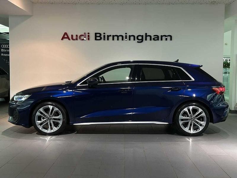 Used Audi A3 S-Line 150 HP (110 kW) 2025 Navarra blue, metallic Hatchback