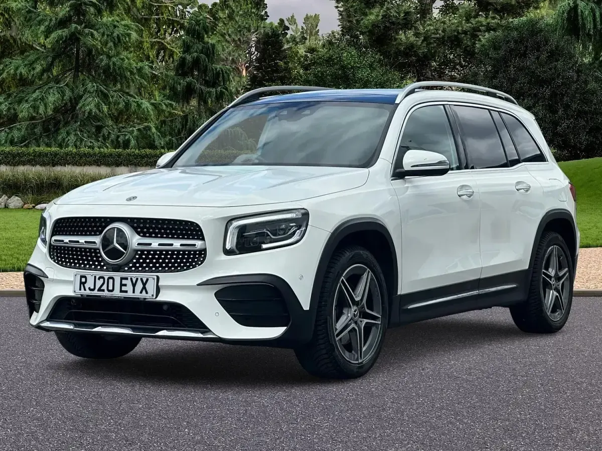 Used Mercedes GLB200 AMG Line Premium Plus 160 HP (117 kW) 2020 White SUV