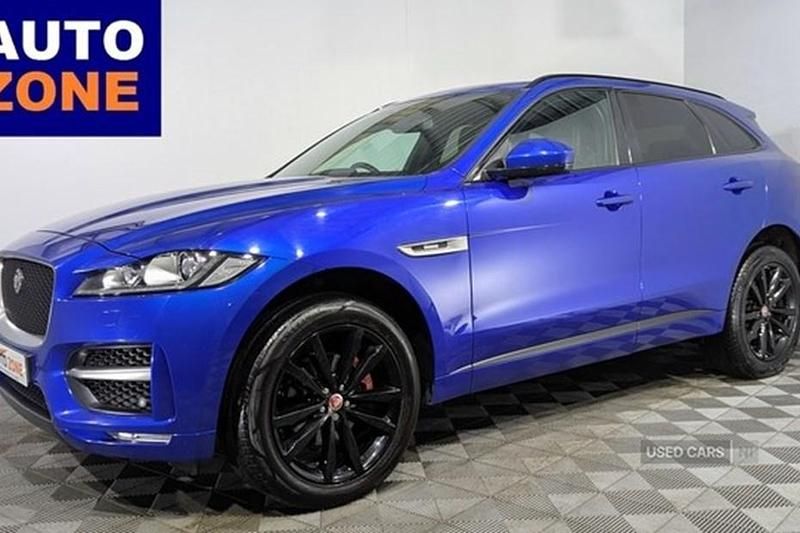 Used Jaguar F-Pace R-Sport 240 HP (176 kW) 2018 Blue SUV