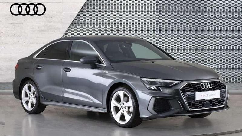 Grey Used 2024 Audi A3 S-Line Sedan | £23,277 (Good price) - Image 1/4