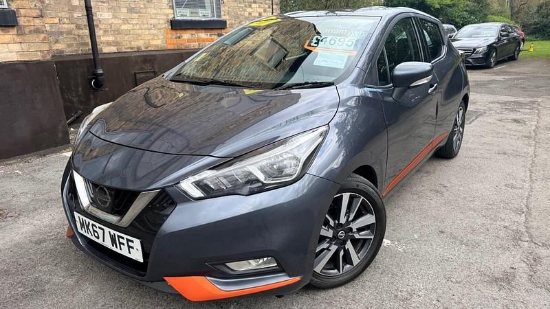 Used Nissan Micra Acenta 90 HP (66 kW) 2017 Grey Hatchback