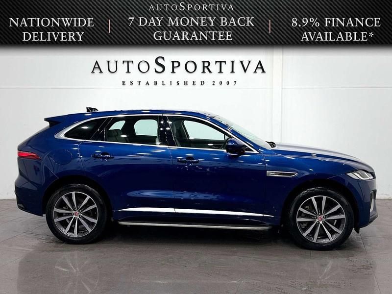 Used Jaguar F-Pace R-Dynamic 404 HP (297 kW) 2021 Blue SUV