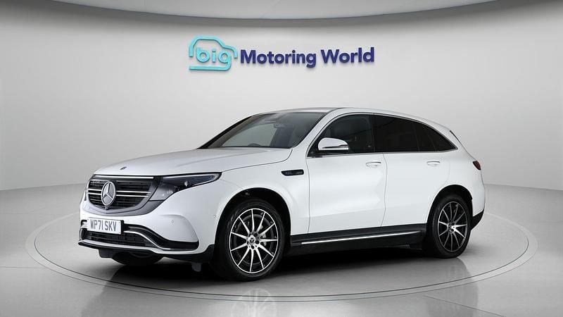 Used Mercedes EQC400 AMG line 300 kW (408 HP) 2022 White SUV