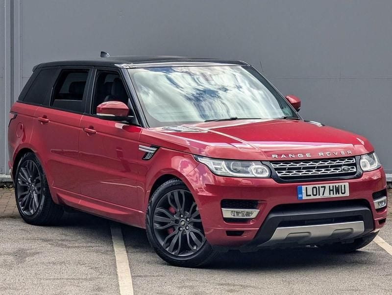 Red Used 2017 Land Rover Range Rover Sport HSE SUV | £14,795 (Expensive) - Image 1/4