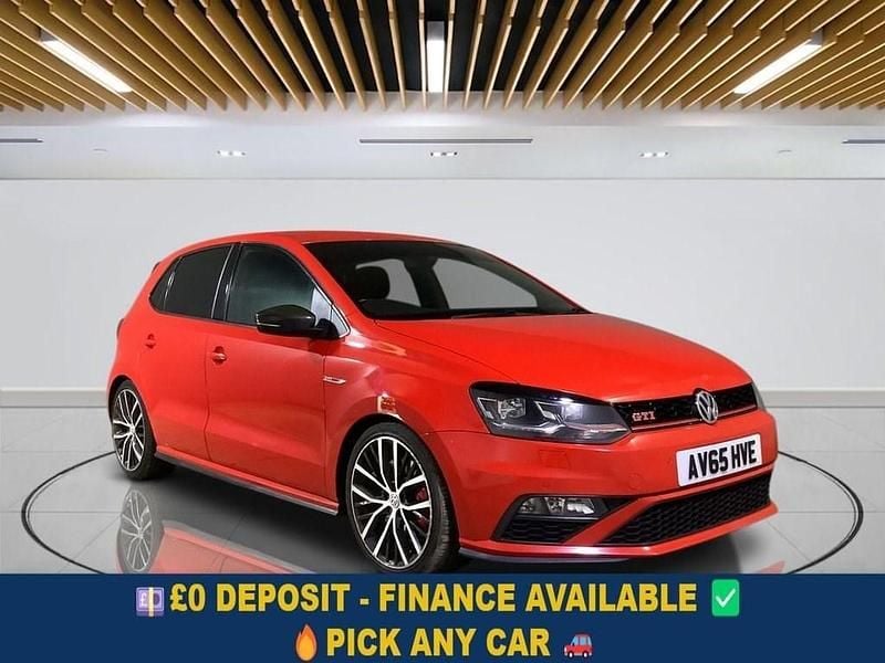 Red Used 2015 VW Polo GTI Hatchback | £8,249 (Fair price) - Image 1/4