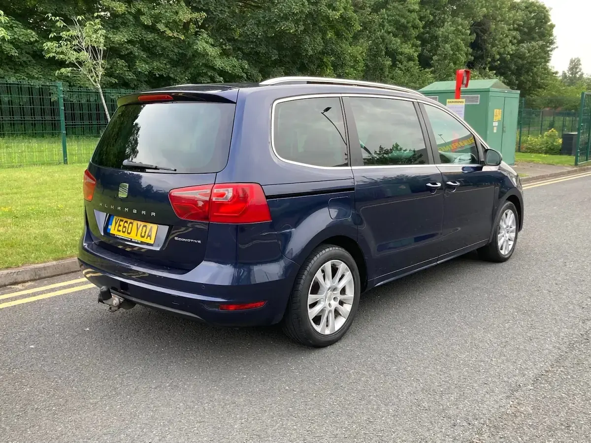 Used Seat Alhambra SE 170 HP (125 kW) 2010 Blue MPV
