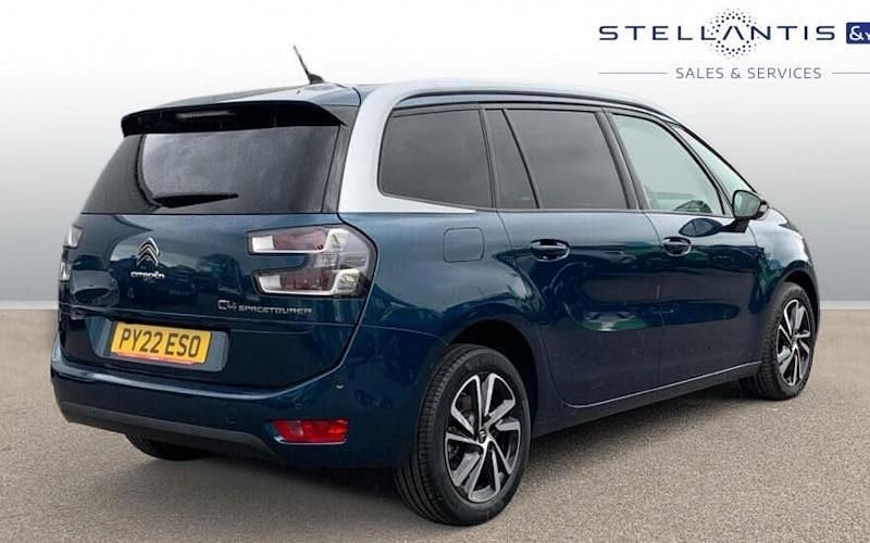 Begagnad Citroën C4 SpaceTourer Shine 131 HK (96 kW) 2022 Blå Minibuss