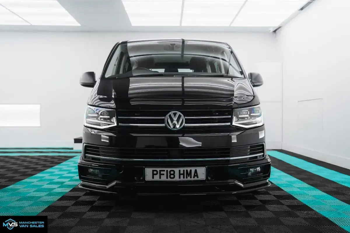 Used VW T6 Sportline 204 HP (150 kW) 2018 Black Van