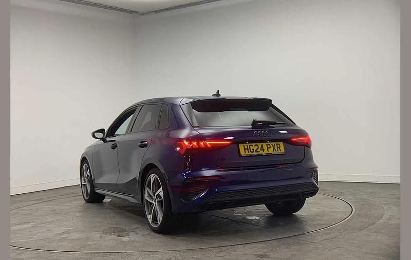 Used Audi A3 Black Edition 147 HP (108 kW) 2024 Blue Hatchback