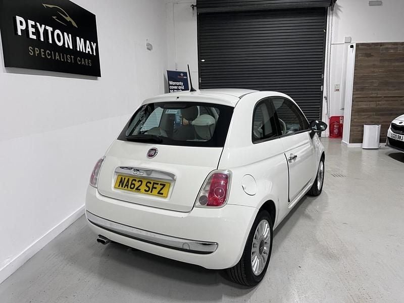 Used Fiat 500 Lounge 69 HP (50 kW) 2012 White Hatchback