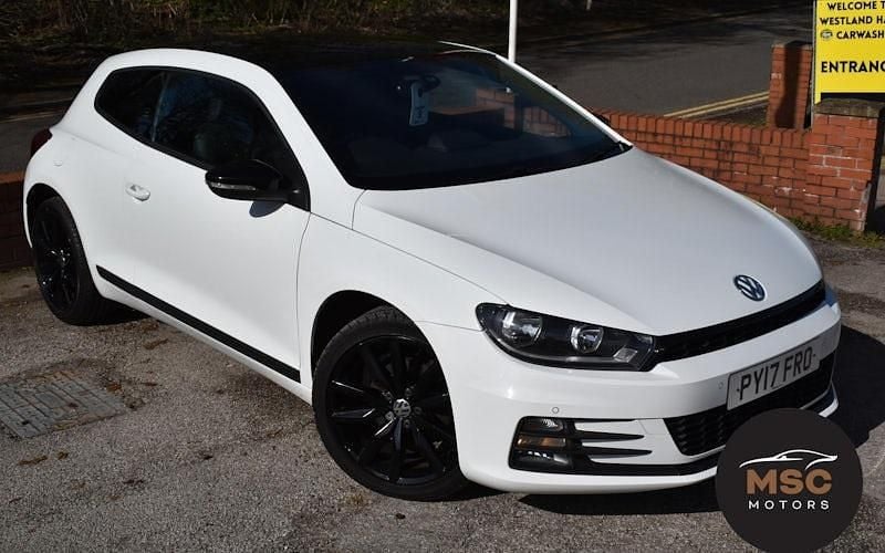 Used VW Scirocco Black Edition 150 HP (110 kW) 2017 White Coupe