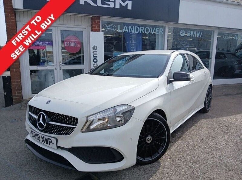 White Used 2018 Mercedes A200 Executive Hatchback | £13,999 (Fair price) - Image 1/3