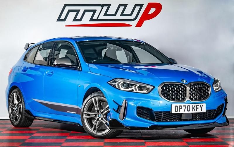 Used BMW M135 Performance 300 HP (220 kW) 2020 Blue Hatchback