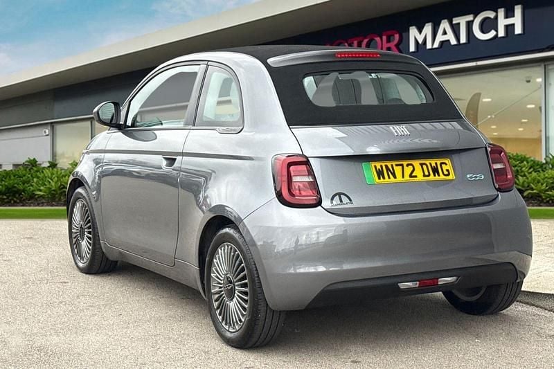 Used Fiat 500e Icon 86 kW (118 HP) 2022 Grey Cabriolet