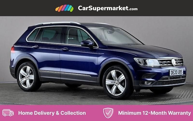 Blue Used 2020 VW Tiguan Match SUV | £17,697 (Fair price) - Image 1/4