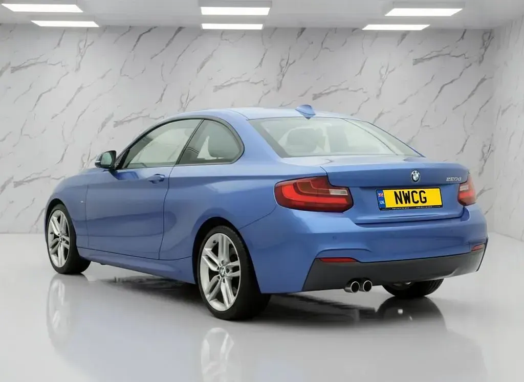 Used BMW 220 M Sport 190 HP (139 kW) 2015 Blue Coupe