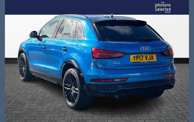 Used Audi Q3 Black Edition 177 HP (130 kW) 2017 Blue SUV