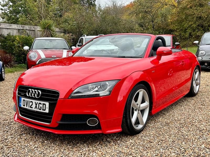 Red Used 2012 Audi TT S-Line Cabriolet | £9,990 (Expensive) - Image 1/4