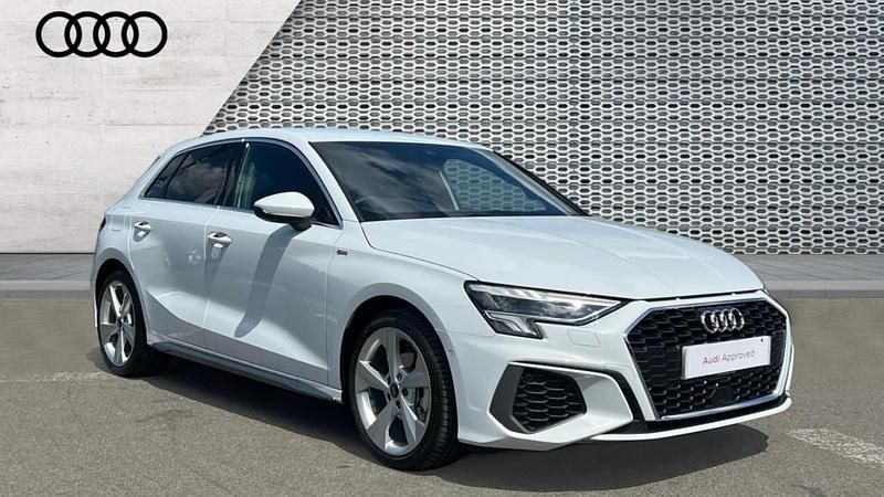 White New 2024 Audi A3 S-Line | £27,270 (Expensive) - Image 1/4