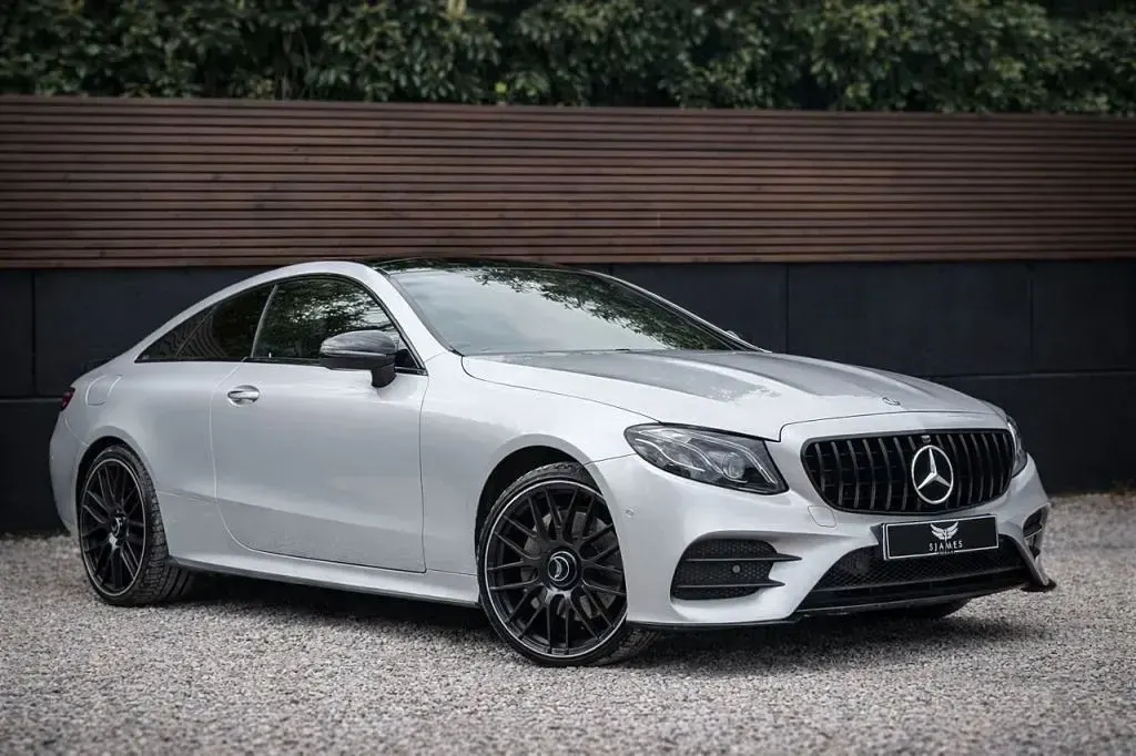 Used Mercedes E300 AMG Line Premium 2021 Silver Coupe