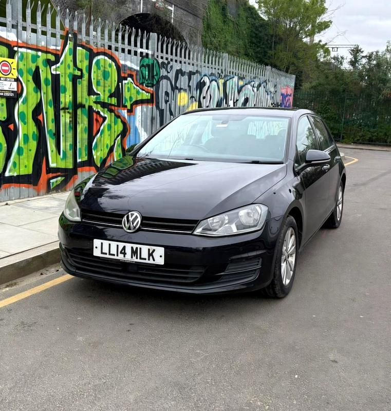 Used VW Golf VII SE 122 HP (89 kW) 2014 Black Hatchback