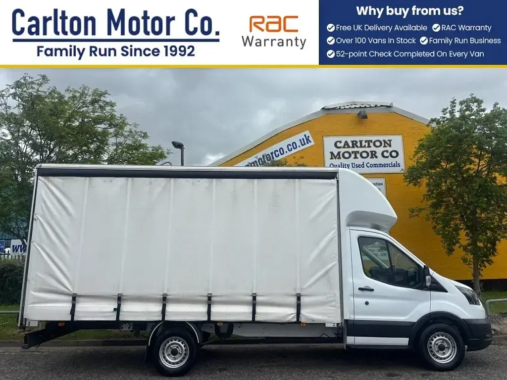 Used Ford Transit S 130 HP (95 kW) 2022 White Cabriolet