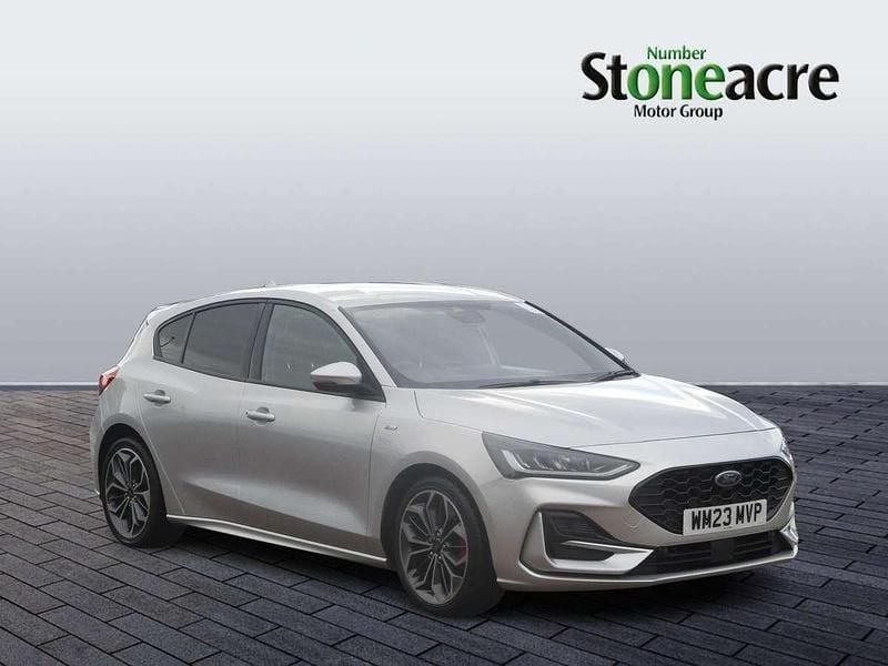 Silver Used 2023 Ford Focus ST-Line X Hatchback | £15,995 (Fair price) - Image 1/4